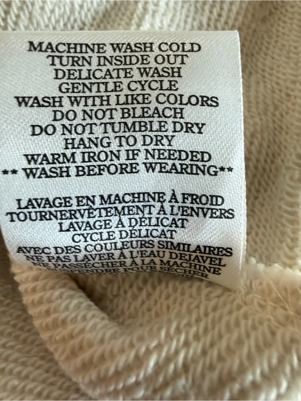 Z SUPPLY All Day Knit Jacket Shacket French Terry Sandstone Beige Small - Picture 9 of 10